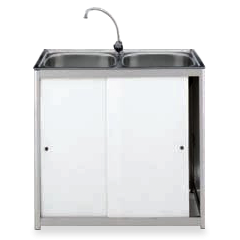 Lava-louça 2 pias com ligação directa