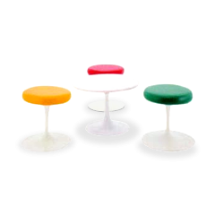 Conjunto Pouf mesa + 3 bancos