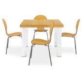 Conjunto Tom 3 mesa + 4 cadeiras