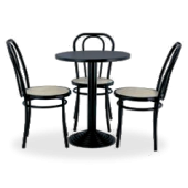 Conjunto Café mesa + 3 cadeiras