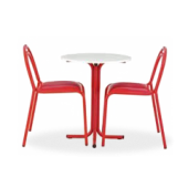 Conjunto Luna Duo mesa + 2 cadeiras