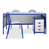 Conjunto Assistente Secretária + 2 cad + 1 cad direcção