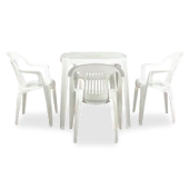 Conjunto jardim mesa + 4 cadeiras