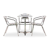 Conjunto Milenium mesa + 3 cadeiras