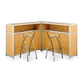 Conjunto Bar 2 móveis + móvel canto + 2 bancos