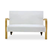 Sofá Estoril 2 lugares Branco