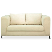 Sofá Lux 2 lugares Beje