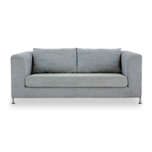 Sofá Lux 3 lugares Cinza